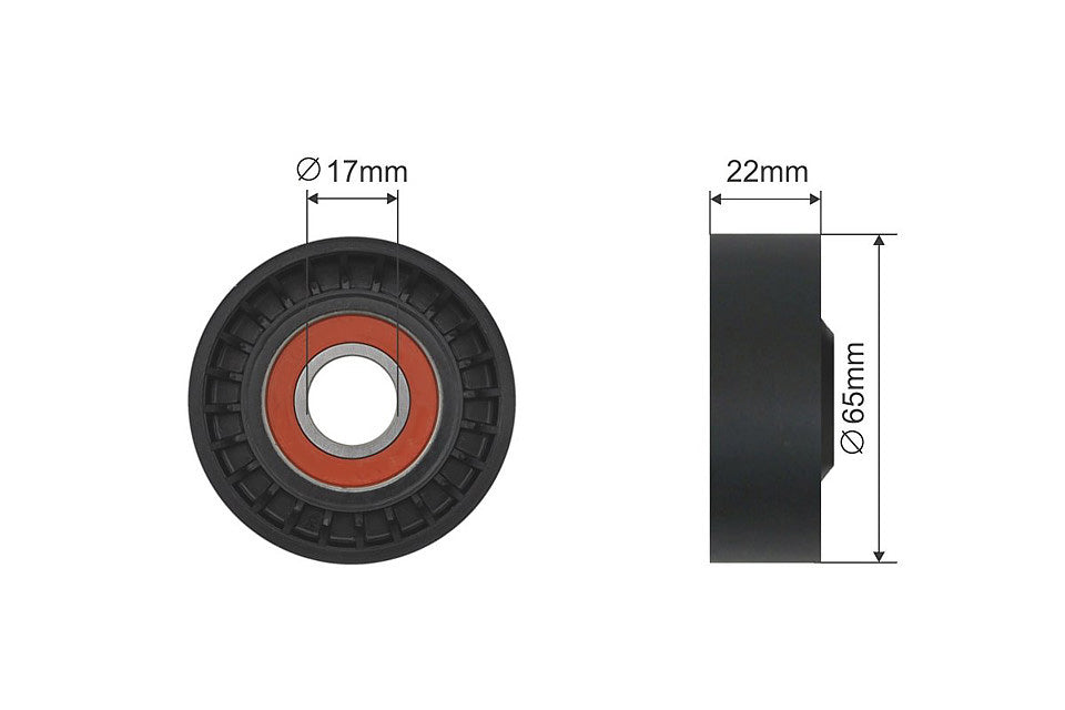 Spannrolle, Keilriemen OEM 25281-2A000