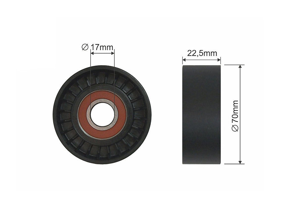 Spanrol, V-riem NTY: RNK-ME-007A OEM 1662000670