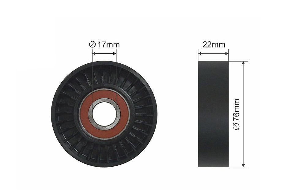 Spanrol, V-riem NTY: RNK-ME-007B OEM 1662000670
