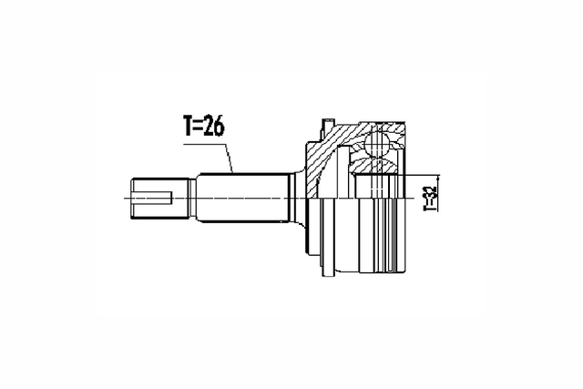 Homokineet reparatie set