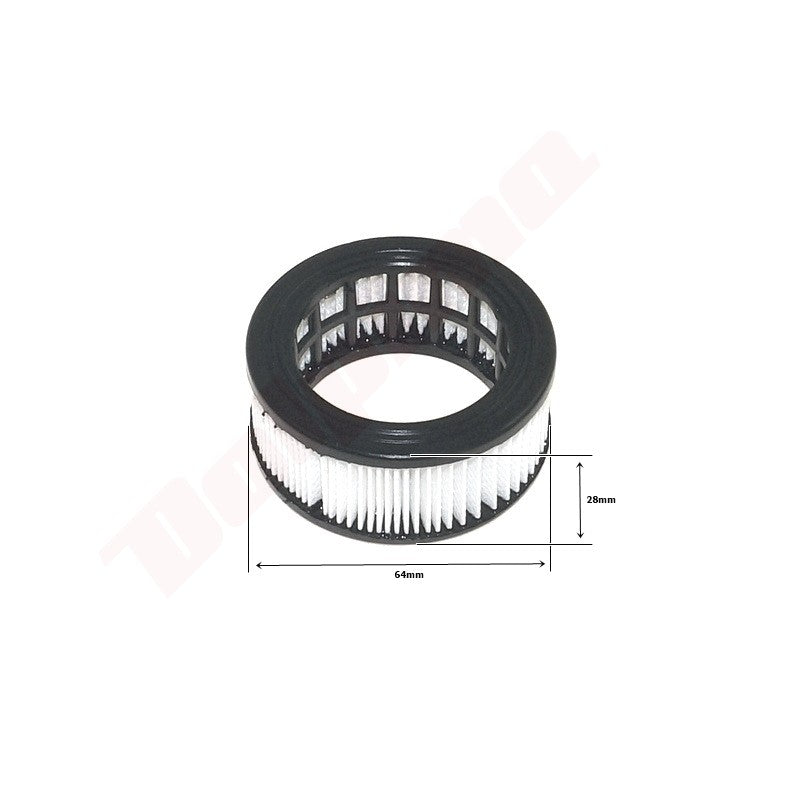Luchtfilter passend op Chinese kettingzaag 45 cc R 64x45x28 BLACK