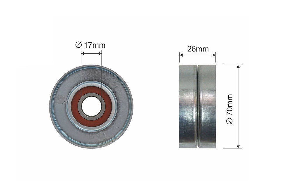 Spannrolle, Keilriemen OEM 04861630AA