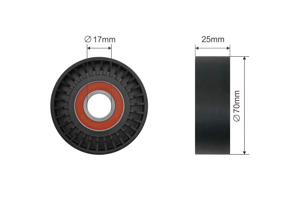 Spannrolle, Keilriemen OEM 04861277AB