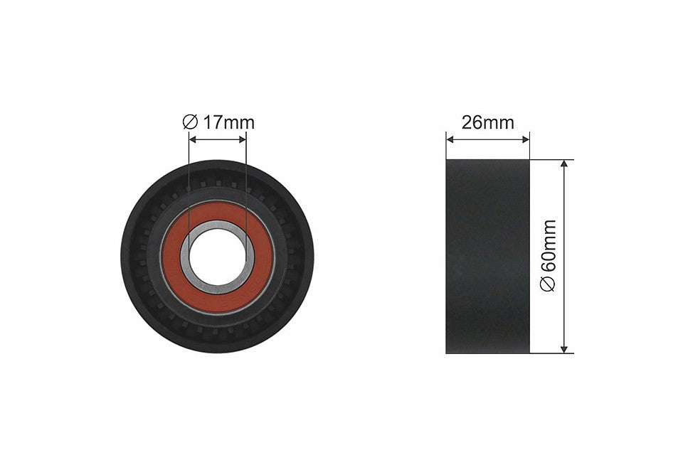 Pulley Idler V-Belt OEM 5751.F3