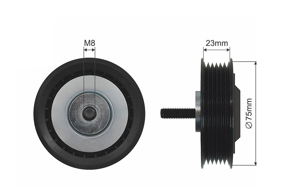 Spannrolle, Keilriemen OEM 87-45