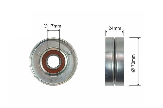 Pulley Idler V-Belt OEM 032145299A