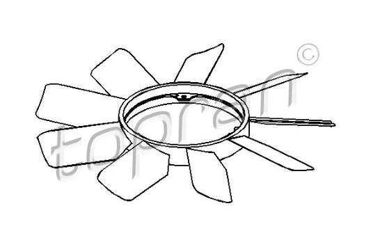 koelventilatorwiel, motorkoeling